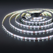 Светодиодная лента 24V 9,6W IP65 Лента светодиодная 24V 9,6W 120Led 2835 IP65 холодный белый, 5м