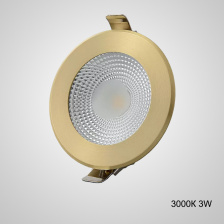 Встраиваемый светодиодный светильник ACT D8 3000К 3W