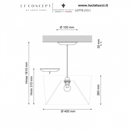 Подвесной светильник Lotte Lotte 214.1 фото 3