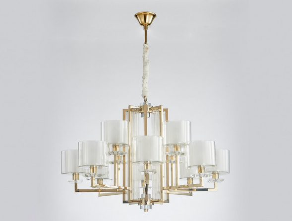 Подвесная люстра 4400 4408+4/C gold фото 1