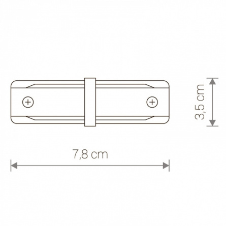 Коннектор Profile Straight Connector 9453 фото 2