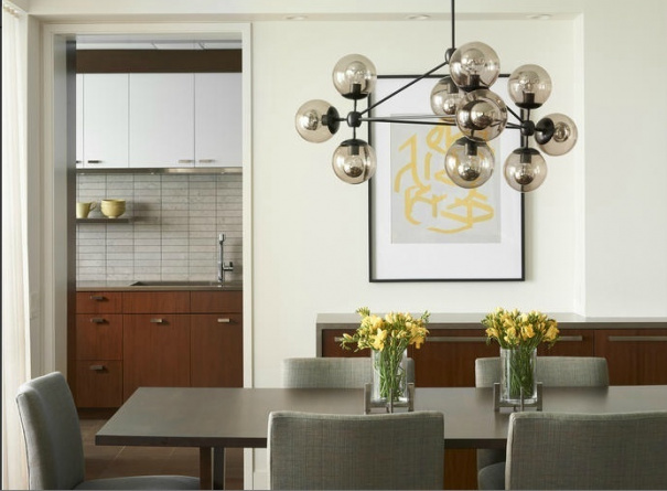 Люстра Modo Chandelier 10 Globes Black фото 4