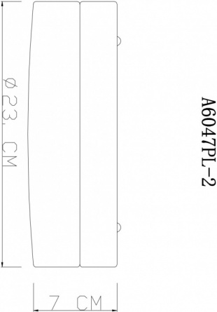 Потолочный светильник Aqua-tablet A6047PL-2AB фото 2