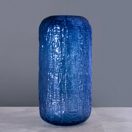 Мебель и интерьер/Вазы Cloyd KOWO Vase / выс. 34 см - синее стекло (арт.50021) фото 1
