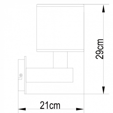 Бра Quadro A4402AP-1BK фото 2