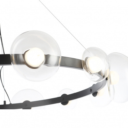 Бра Crystal Lux BOSQUE AP1 BLACK/TRANSPARENT фото 10