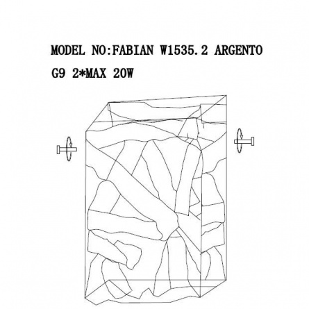 Настенный светильник Fabian FABIAN W1534.2 ORO фото 3