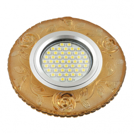 Точечный светильник Luciole DLS-L150 GU5.3 GLASSY/YELLOW фото 1