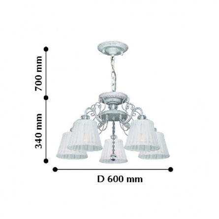 Подвесная люстра Amanda 2150-5PC фото 2