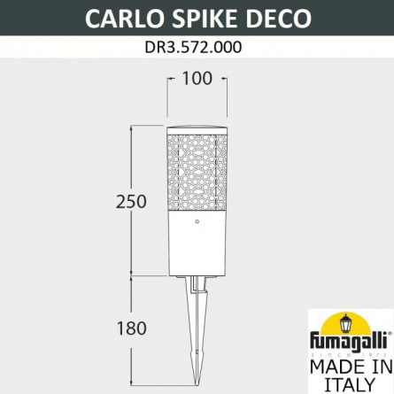 Грунтовый светильник Carlo Deco DR3.572.000.AXU1L фото 2